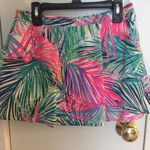 Lilly Pulitzer Bottoms - Girl's Lilly Pulitzer Palms Skirt- Worn once Lilly Pulitzer Bottoms - Girl's Lilly Pulitzer Palms Skirt- Worn once